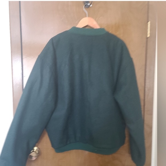 Vintage wool bled quilt lined Bomber jacket sz xl - Picture 6 of 7